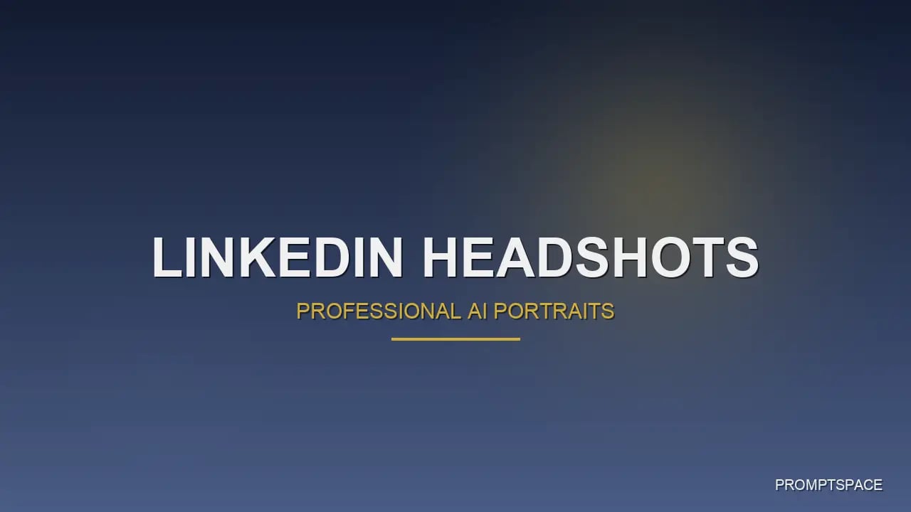 AI LinkedIn Headshot Prompts: 30 Prompts for FLUX & Nano Banana Pro (2026)