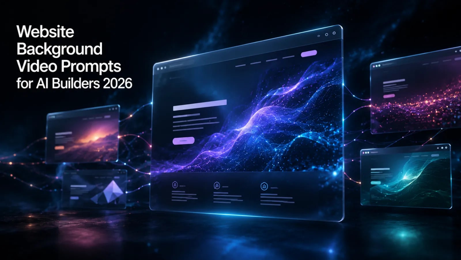 Invites de vidéo de fond pour Lovable, Bolt, Replit, Cursor & Antigravity (2026)